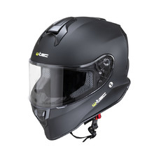 Motorcycle Helmet W-TEC Integra Solid - Matt Black