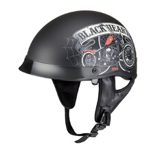 Motorcycle Helmet W-TEC Black Heart Rednut - Motorcycle/Matt Black