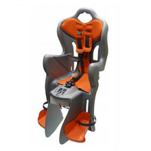 Bicycle Child Seat Bellelli B-One Clamp - Silver-Orange