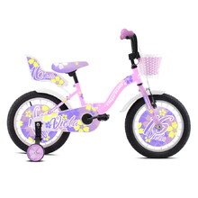 Children’s Bike Capriolo Viola 16” 6.0 - pink-white