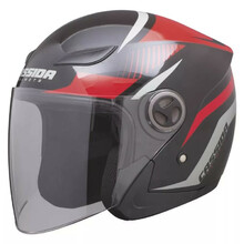 Motorcycle Helmet Cassida Reflex - Black-Red
