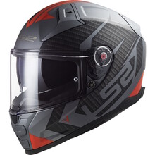 Motorcycle Helmet LS2 FF811 Vector II Splitter Matte Titanium Red