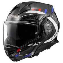 Flip-Up Motorcycle Helmet LS2 FF901 Advant X C Future Gl White Blue P/J
