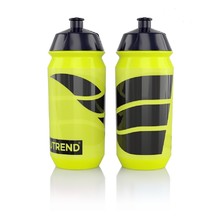 Sports Water Bottle Nutrend Tacx Bidon 019 500 ml - Yellow with Black Print
