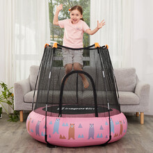 Inflatable Children’s Trampoline inSPORTline Nufino 120 cm - Pink