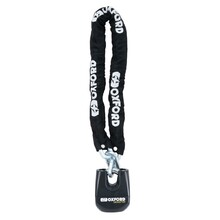Motorcycle Chain Lock Oxford Monster 120 cm White