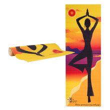 Yoga Mat inSPORTline Medita - Yellow Pose