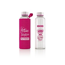 Glass Water Bottle with Thermal Cover Nutrend Active Lifestyle 500ml