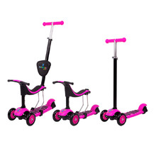 Tri-Scooter 3-in-1 WORKER Jaunsee - Pink