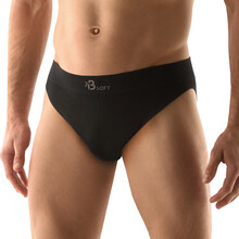 Narrow Hip Briefs Bamboo Soft - Black