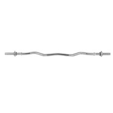 Curled Barbell Bar inSPORTline 120 cm/30 mm RB-47CT