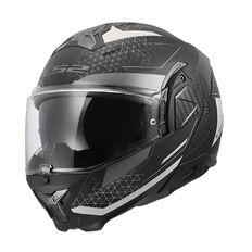 Flip-Up Motorcycle Helmet LS2 FF910 Advant II Astral Gray P/J