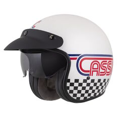 Motorcycle Helmet Cassida Oxygen Rondo 2.0 Pearl White/Red/Blue/Black