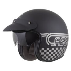 Motorcycle Helmet Cassida Oxygen Rondo 2.0 Matte Black/Silver