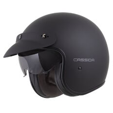 Motorcycle Helmet Cassida Oxygen Solid 2.0 Matte Black/Dark Gray