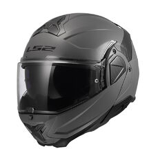 Flip-Up Motorcycle Helmet LS2 FF910 Advant II Solid Nardo Gray P/J