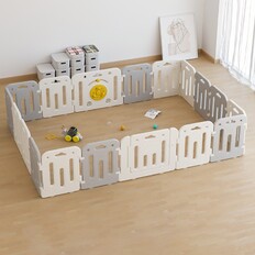 Plastic Playpen inSPORTline Klaudino 16+2 288 x 208 x 66 cm