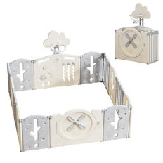 Plastic Playpen inSPORTline Bufalino 12+2 167 x 160 x 64 cm