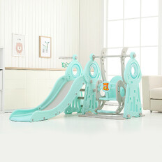 Children’s Slide w/ Swing & Basketball Hoop 4-in-1 inSPORTline Swingslide