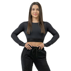 Women’s Long-Sleeved Crop Top Nebbia INTENSE Perform 839