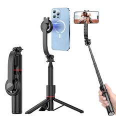 MagSafe Selfie Tripod Apexel w/ Cold Shoe Mount