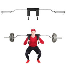 Olympic Safety Squat Bar inSPORTline Squabar– 239.3 cm / 50 mm – 25.5 kg, 317 kg Capacity, with Collars