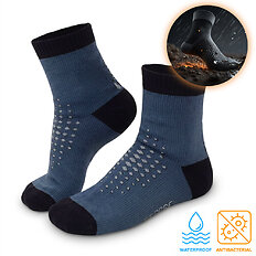 Waterproof Bamboo Ankle Socks inSPORTline Pantris AG+ Antibacterial