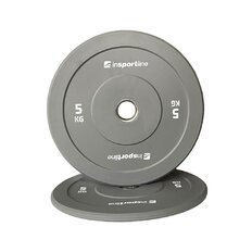 Rubber Weight Plate inSPORTline Bumper Plate Go 5 kg 50 mm