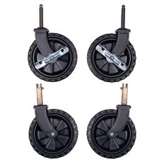 Replacement Wheels for Utility Wagon 12 x 3 cm (4.7 x 1.2 inches) – 4 Pcs.