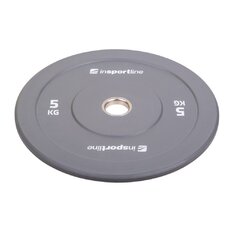 Rubber Weight Plate inSPORTline Bumper Plate Go 5 kg 50 mm