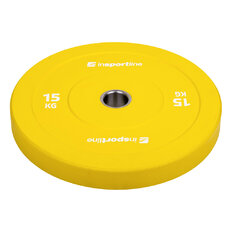 Rubber Weight Plate inSPORTline Bumper Plate Go 15 kg 50 mm
