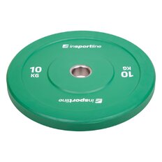 Rubber Weight Plate inSPORTline Bumper Plate Go 10 kg 50 mm