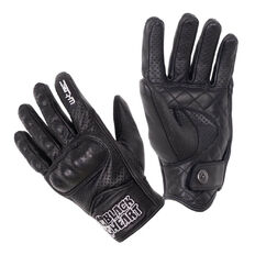 Leather Motorcycle Gloves W-TEC Black Heart Rookah