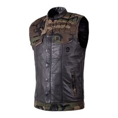 Motorcycle Vest W-TEC Black Heart Regimento