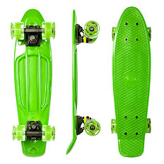Penny Board w/ Light-Up Wheels WORKER Aspy C4 22”