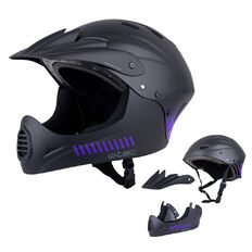 Downhill Helmet W-TEC Campanero Noir Violet
