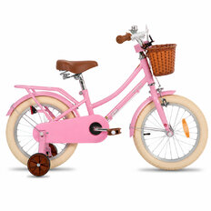 Children’s Bike Joystar Stitch 16” w/ Basket & Training Wheels • 115 – 135 cm