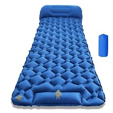 Inflatable Sleeping Pad w/ Integrated Pump inSPORTline Soultea 190 x 60 x 6 cm