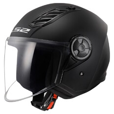 Motorcycle Helmet LS2 OF616 Airflow II Solid Matte Black