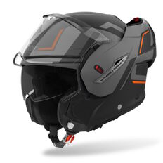 Flip-Up Motorcycle Helmet AIROH MATHISSE 2 Genius P/J Matte Orange