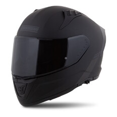Motorcycle Helmet Cassida Aero Solid Matte Black/Gray