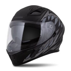 Motorcycle Helmet Cassida Orbit StriX Matte Black/Gray
