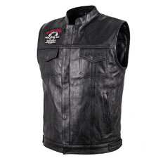 Motorcycle Vest W-TEC Black Heart Rumbler II