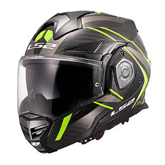 Flip-Up Motorcycle Helmet LS2 FF901 Advant X C Future II H-V Yellow P/J