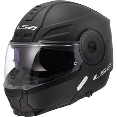Flip-Up Motorcycle Helmet LS2 FF902 Scope II Solid Matte Black