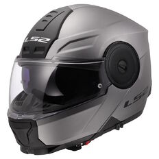 Flip-Up Motorcycle Helmet LS2 FF902 Scope II Solid Matte Titanium