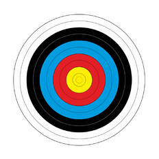 Paper Archery Target Yate Ø 60 cm – 10 Pcs.