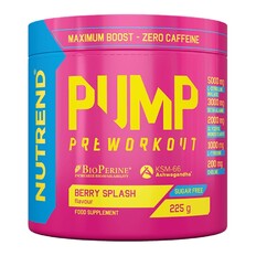 Pre-Workout Nutrend Pump 225 g w/o Caffeine