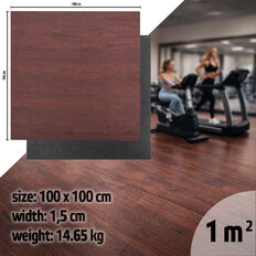 Heavy-Duty Floor Mat inSPORTline Luxteko Flat 100 x 100 x 1.5 cm