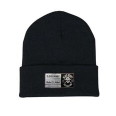 Beanie BLACK HEART Logo Skull